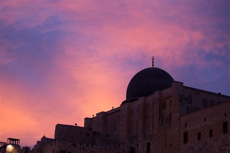 Al Aqsa Mosque At Sunset Nick Warner Flickr