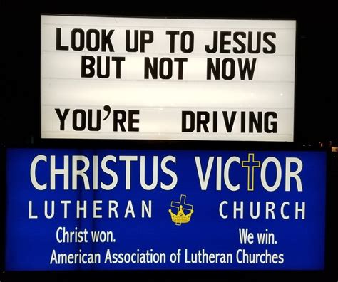 21 Of The Funniest Church Signs From 2018