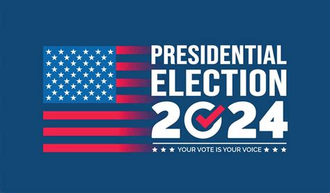 Usa 2024 Presidential Elections Event Banner Background Card Poster Design Presidential