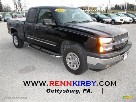 2005 Black Chevrolet Silverado 1500 Z71 Extended Cab 4x4 75145233