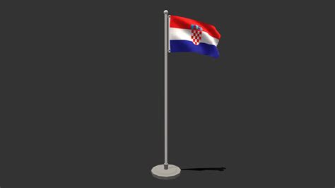 Seamless Animated Croatia Flag Buy Royalty Free 3d Model By Chroma3d Vendol21 D839eef