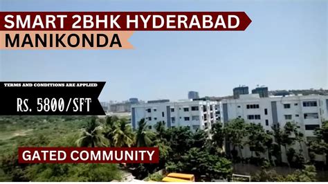 Spacious 2bhk Flats For Sale In Manikonda Hyderabad📞8100293325 Gated