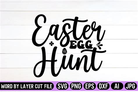 Easter Egg Hunt Svg Design Graphic By Svg Artfibers · Creative Fabrica