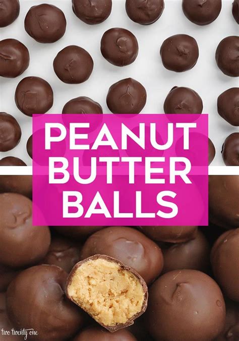 Peanut Butter Balls With Rice Krispies Recipe Peanut Butter Balls Easy Peanut Butter Balls