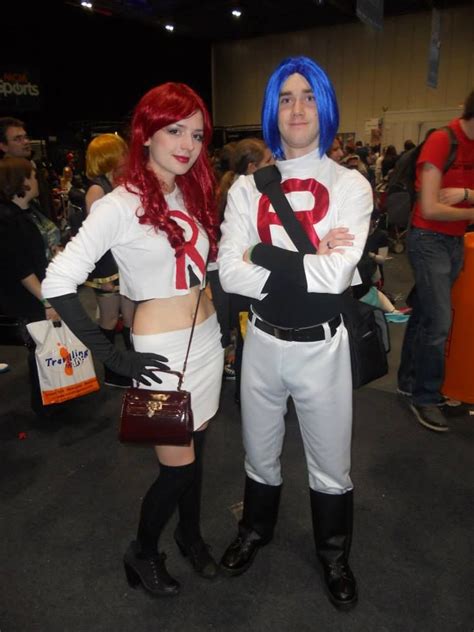 Diy Team Rocket Jessie And James Couples Cosplay Trending Outfits