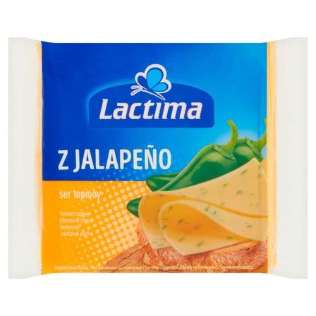 LACTIMA Ser topiony w plasterkach z Jalapeño 8 x 16 25 g