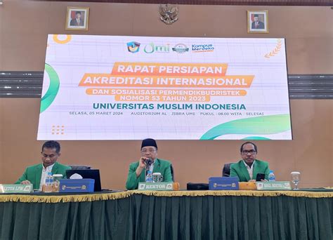 Menuju Akreditasi Internasional UMI Gelar Rapat Dan Sosialisasi