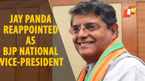 Jay Panda Reappointed As Bjp National Vice President For Rd Time