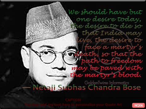 Timeless Inspirational Quotes of Subhas Chandra Bose