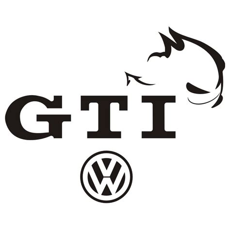 Sticker Volkswagen Gti Fast 2 Taille Et Coloris Au Choix