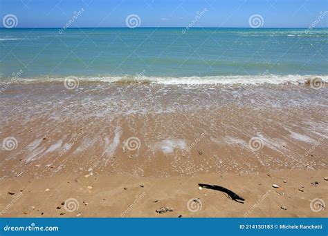 Shore Of The Beach Of Eraclea Minoa In Agrigento Stock Image Image Of