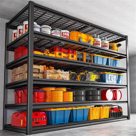 55"W Garage Shelving Heavy Duty Shelving Load 3500LBS Storage Racks and
