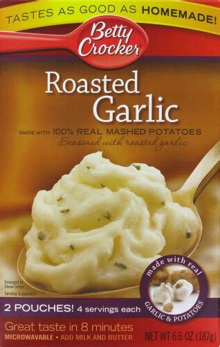 Betty Crocker Roasted Garlic Potatoes 66 Oz Kroger