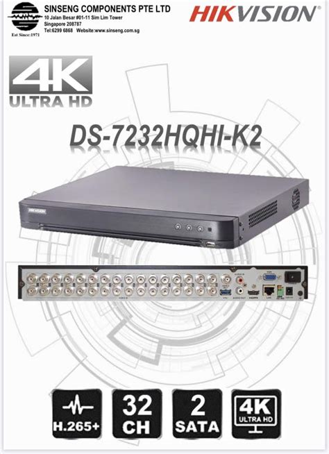 Ch Hikvision Dvr Order Model Ds Hqhi K Hikvision Digital Video