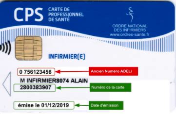 Décrypter 66 imagen où se trouve le numéro rpps sur la carte cps fr