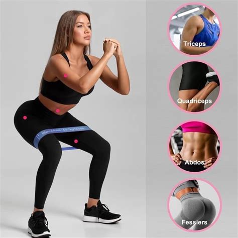 Bande Elastique Musculation Lot De 5 Bande De Resistance Fitness 5