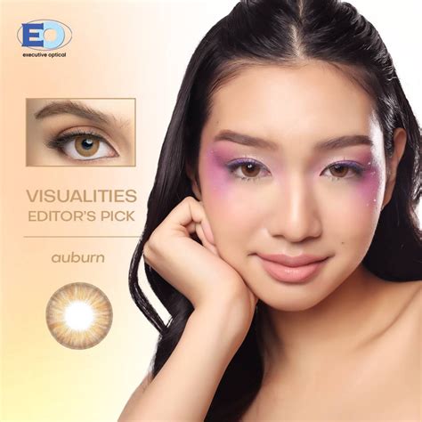 Eo Visualities Editors Pick Auburn Graded Brown Contact Lenses 3 Months Shopee Philippines