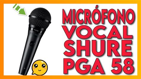 Shure PGA 58 Micrófono Vocal Cardioide dinámico sin Cable Cable de 4