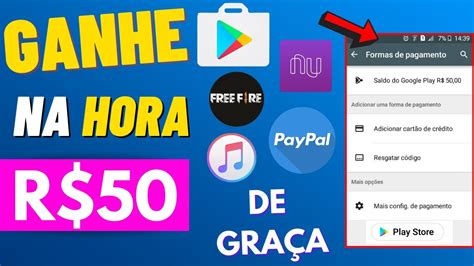 Ganhe Na Hora R Como Ganhar Gift Card Na Google Play Store E Paypal