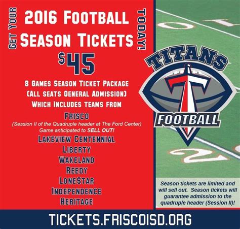 Season Football Tickets – Cen10 News