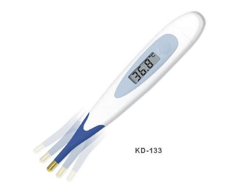 Flexible Tip Digital Thermometer Kd 133 Cf Switchable Fever Alarm