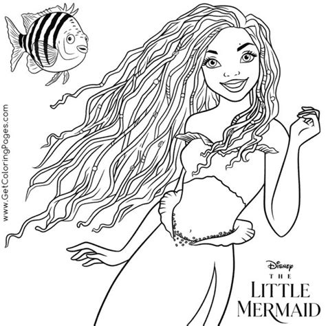 40 Desenhos Para Colorir 20 Atividades Ariel Pequena Sereia