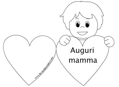 Biglietti Per La Festa Della Mamma Con Cuore Lavoretti Creativi