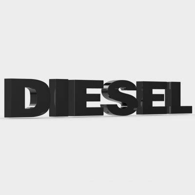 Diesel Logo - 3D Model by 3d_logoman