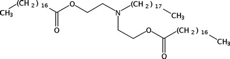 (Octadecanoic acid, 1,1′‐[(octadecylimino)di‐2,1‐ethanediyl] ester ...