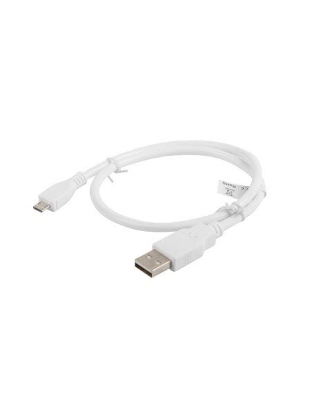 Lanberg CA USBM 10CC 0005 W Cable USB 0 5 M USB 2 0 Micro USB B USB A