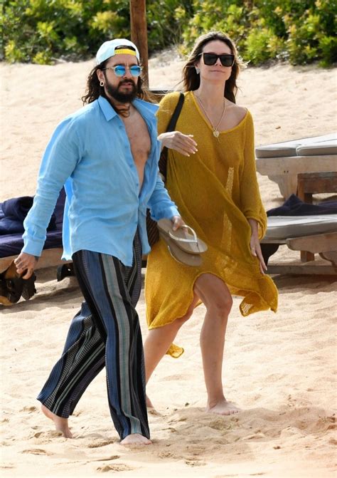 HEIDI KLUM In Bikini At A Beach In Sardinia 06 19 2024 HawtCelebs