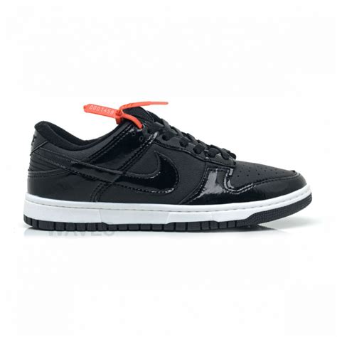 Dunk Low Preto Verniz Waves Calcados