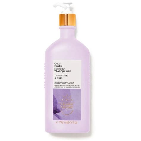 Bath Body Works BBW 芳香療法精油乳液薰衣草鳶尾花Lavender Iris 192ml PChome 24h購物