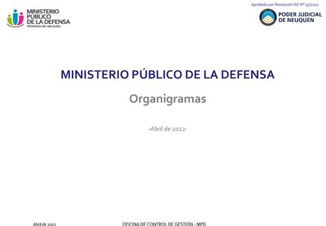 Organigrama Mpd Ministerio Pblico De La Defensa Organigramas