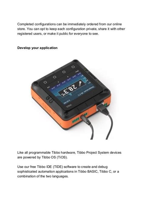 Tibbo Project System From Tibbo Technology