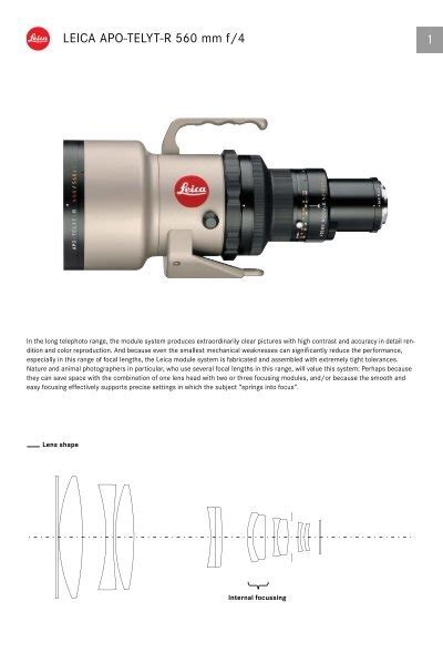 LEICA APO TELYT R 560 Mm F 4 1 Leica Camera AG