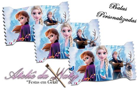 Bala Personalizada Frozen Elo Produtos Especiais