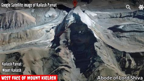 Mount Kailash Shiva Face