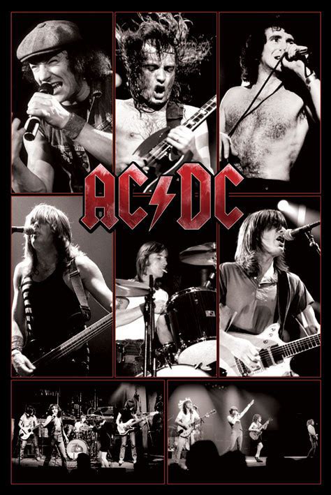 Poster Quadro Ac Dc Live Su Europosters