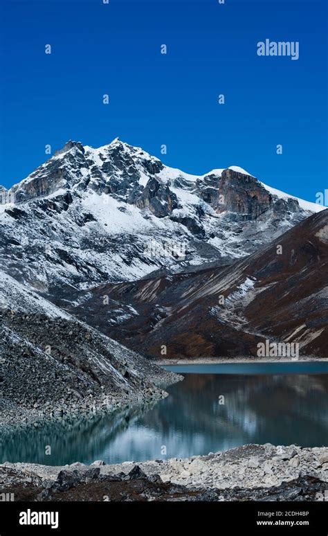 Mountain Near Gokyo And Sacred Lake In Himalayas Stock Photo Alamy