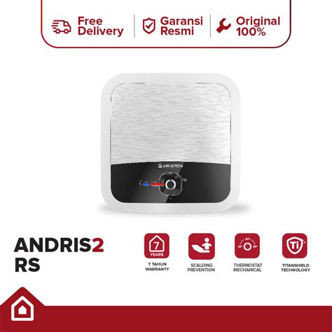 Promo Ariston Water Heater Andris2 Rs 15 Liter 350 Watt Diskon 41 Di