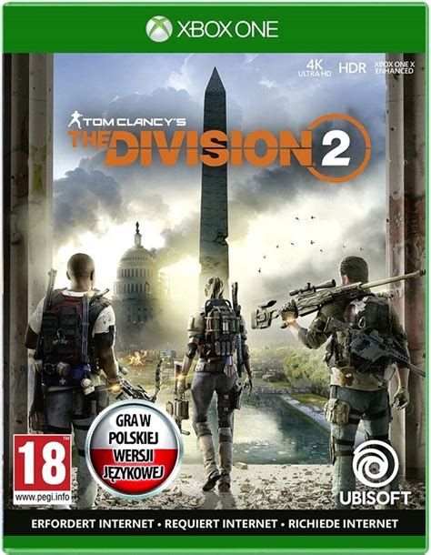 Tom Clancys The Division 2 Xbox Pl PŁyta Stan Nowy 1999 Zł