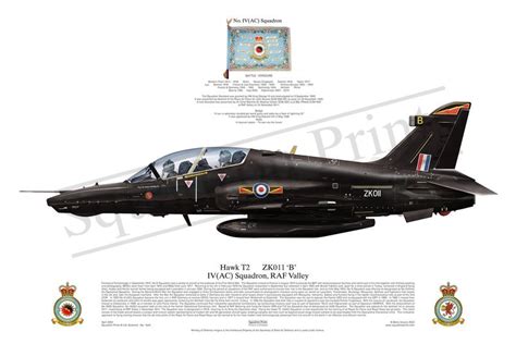 Ivac Sqn Hawk T2 Print Print Squadron Prints
