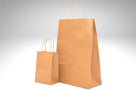 Bolsas Ecologicas De Papel Kraft Pack Unidades Ecomercadoverde