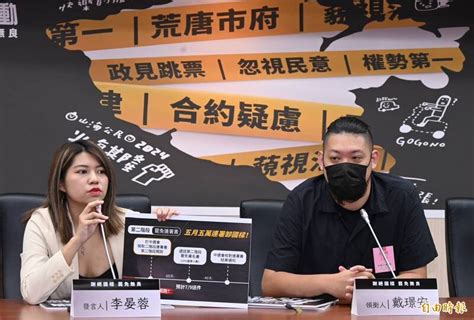 「拆樑」力拚5萬份連署！領銜人戴璟安：罷免謝國樑是表達人民心聲 政治 自由時報電子報