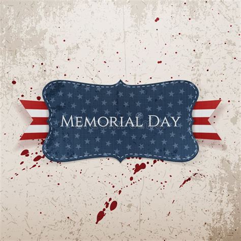 Memorial Day Greeting Card Remember And Honor Memorial Day Background