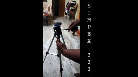 Simpex 333 Tripod Unboxing And Review YouTube