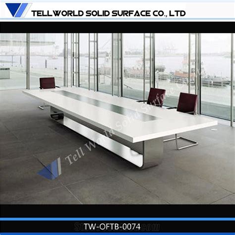 Modern Corian Meeting Table Design White Conference Tables From China