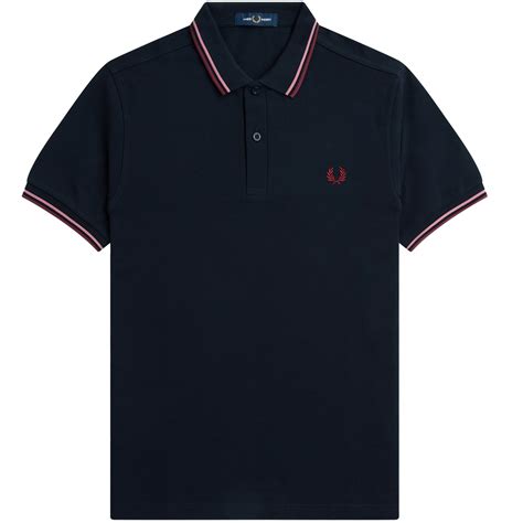 Fred Perry M3600 Twin Tipped Polo Shirt M3600 T57