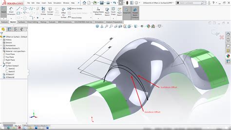 Offset On Surface Trong Solidworks